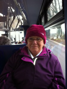 20110125 Mum with Kadys Hat